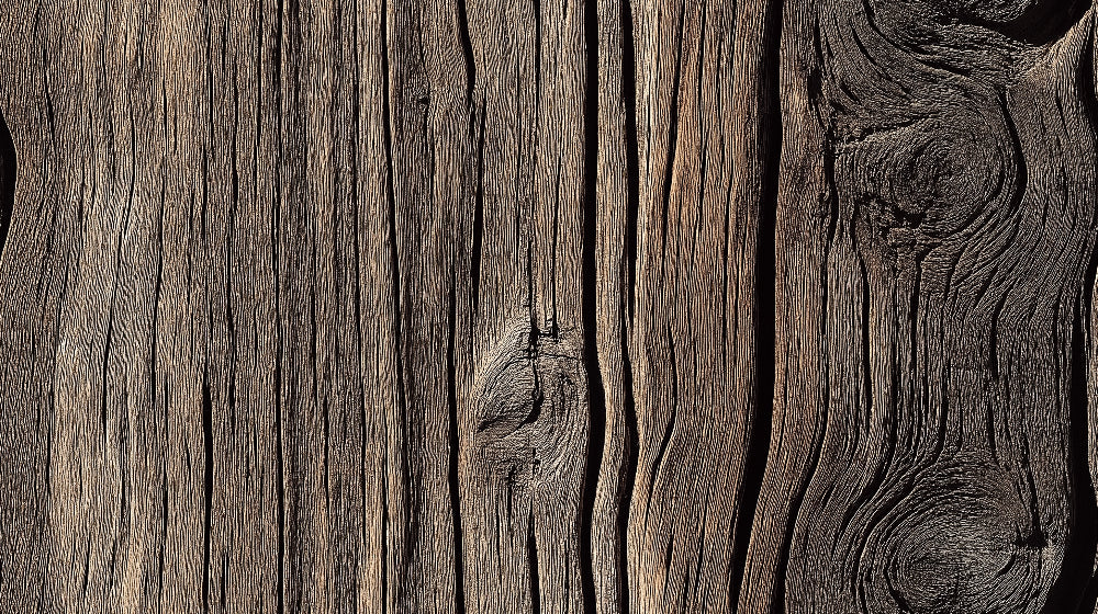 Rustic aged timber wallpaper design file showing detailed wood grain pattern and texture