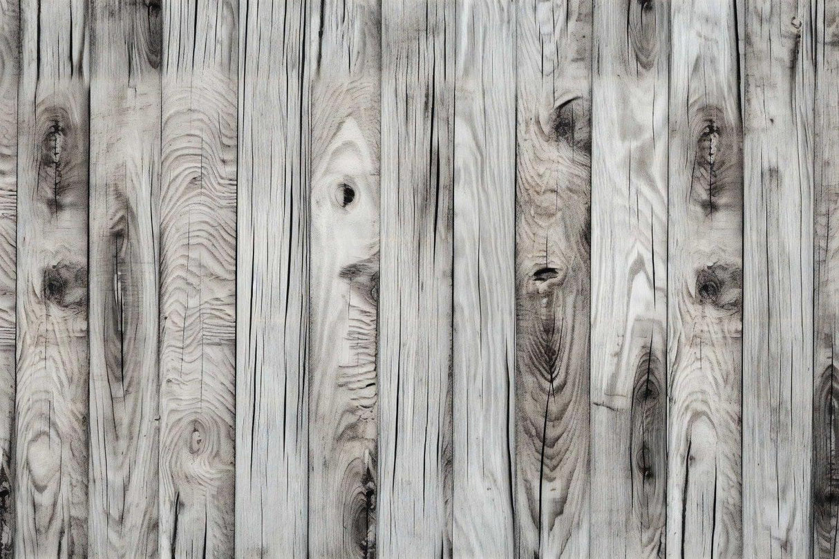 Grey wood plank wallpaper design file showing detailed grain patterns and weathered texture