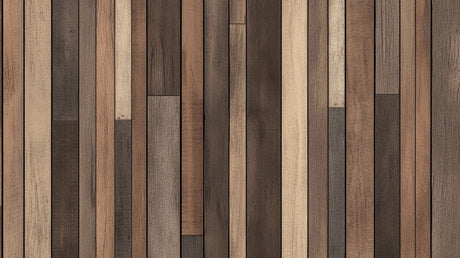 Wood plank wallpaper design file showing detailed grain patterns and natural brown tones