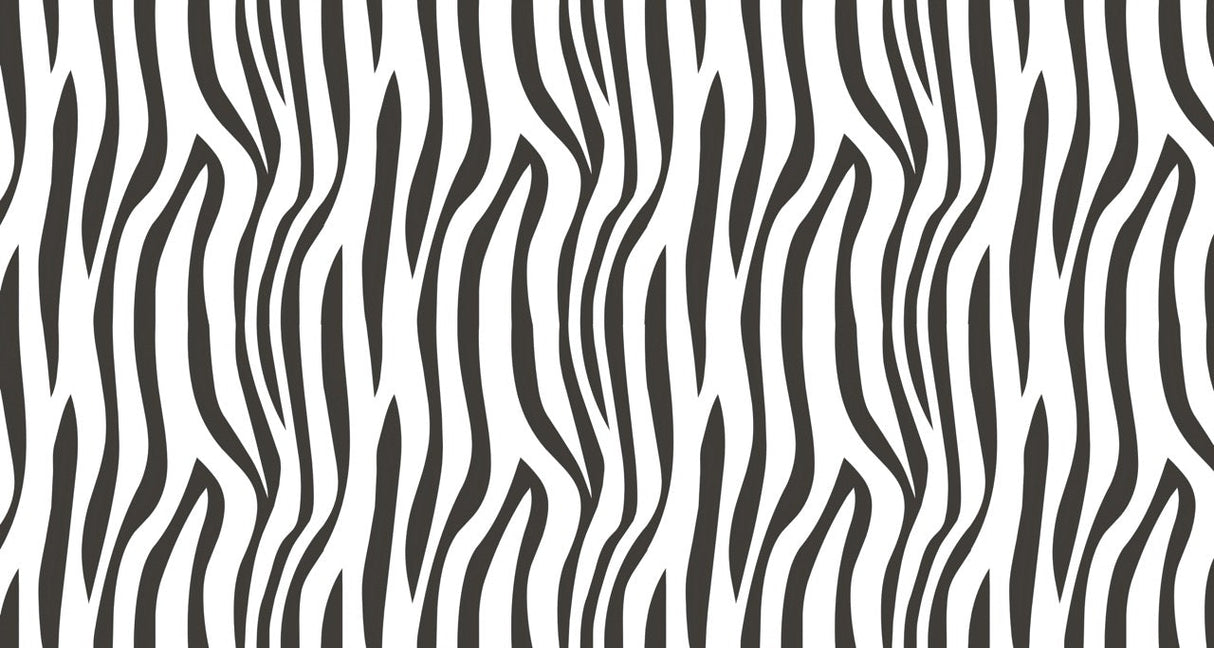 Zebra pattern wallpaper design file showing detailed black and white stripes pattern
