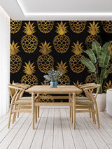 Yoga studio featuring sand and sea zen garden wall mural