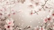 Cherry Blossom Mural Wallpaper  Delicate Pink Petals in Bloom - Detailed wallpaper pattern view